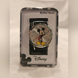 NEW Disney Unisex Classic Mickey Mouse Black Band Watch